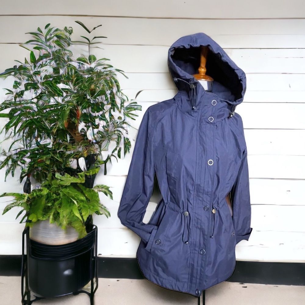 ✔️ Giacca Navy Blue Hooded Jacket